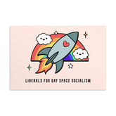 Liberals For Gay Space Socialism Postcard
